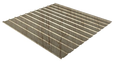 Профнастил С10 декоративный 0,45 мм Тёмный кедр 3D в Иваново